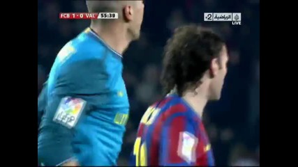 Меси! Барселона - Валенсия 1:0 Гол Меси 