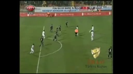 Gaziantep Buyuksehir Belediyespor 1 - 0 Besiktas ( 11.11.2010 Ziraat Turkiye Kupas 
