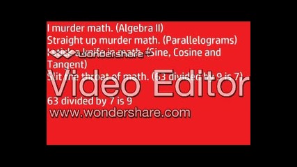 Murder Math (lyrics)