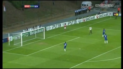 Champions League 2010/11 Play - offs Braga vs Sevilla 