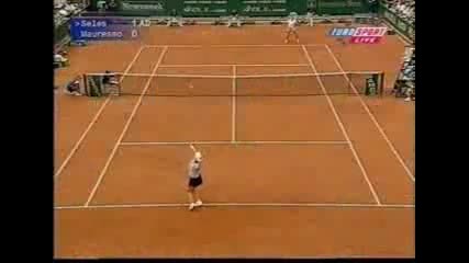 Rome 2000 Final Seles vs Mauresmo part 1