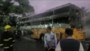 Най-малко 12 души са загинали при пожар в автобус в Индия