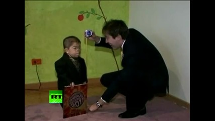 Най - ниския мъж на планетата - 70 см 
