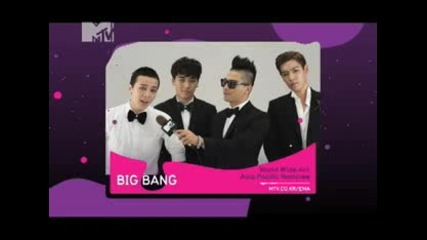 [bigbang] 2011 Mtv Ema (eng)