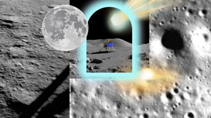 Заснеха за пръв път НЯКОГА южния полюс на Луната! 🌕🌙 КАКВО ИМА ТАМ?