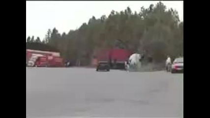 burnout audi quattro