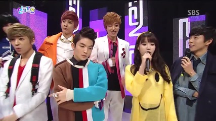 (hd) Teen Top - Interview ~ Inkigayo (03.03.2013)
