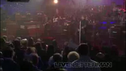 Bon Jovi - We Weren #39;t Born To Follow (live on Letterman) 