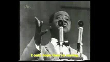 Louis Armstrong - Adios Muchachos