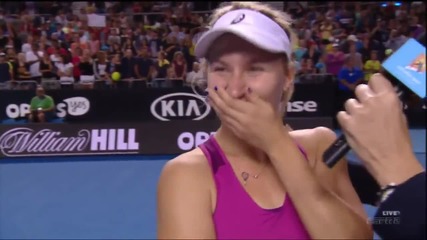 Красива тенисистка избухва с жесток гаф след победа на корта!