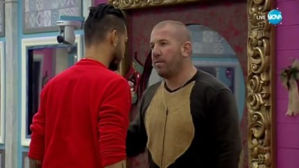 Фънки и Динко се нахвърлят срещу Джино- Big Brother: Most Wanted 2017