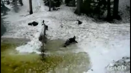 Яко падане в ледена вода 