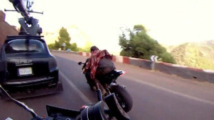 Tom Cruise Crashes A Motorcycle In Real Stunt