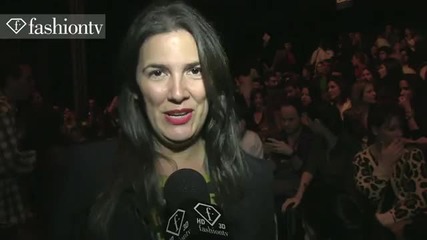 Susana Barbosa & Gilberto Gil Front Row at Blue Man Show - Ffw Rio Spring 2012