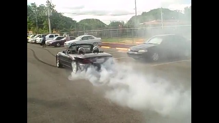Mazda Mx5 Burnout