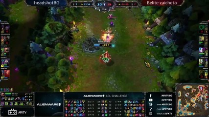 Alienware LoL 5vs5 - HEADSHOTBG vs Belite Zaicheta