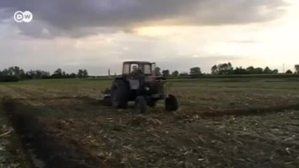 Итальянец "прошелся" по Трампу трактором (27.10.2016)
