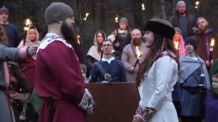 WWE Superstars get married in Viking wedding ceremony