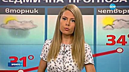 Прогноза за времето (05.08.2016 - централна емисия)