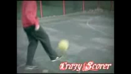 Cristiano Ronaldo Practicing In A Basketba