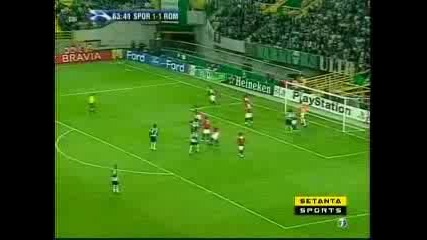Аs Roma 2 - 2 Sporting Lisboa 07.11.2007