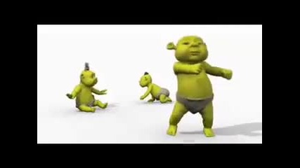 Shrek & babies 