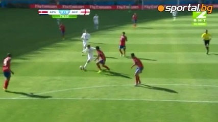 Група D Коста Рика - Англия 0:0 (24.06.2014)
