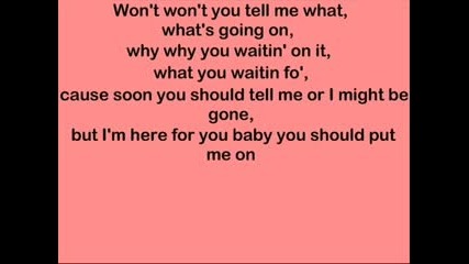 07. Rihanna - Say It (lyrics)