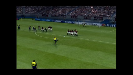 Roberto Carlos Free Kick Goal Pes 2009