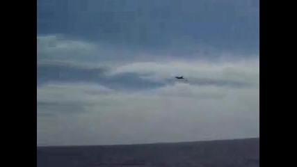 F - 18 Hornet break sound barrier with sonic boom
