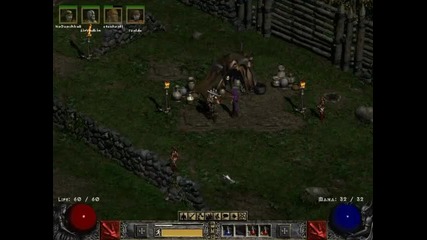 Diablo 2 Co-op Part 8 - 90 санта от коня