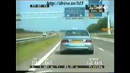 Getaway Bmw M5 vs Police Volvo 