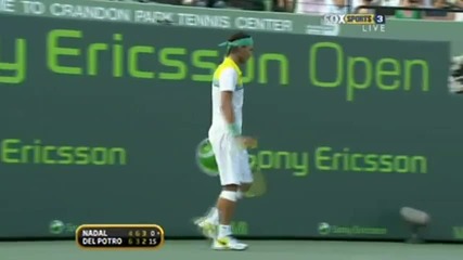 Nadal vs Del Potro - Miami 2009! - The Full Match! - Part 9/13!