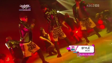 Rania - Style @ Music Bank (05.10.2012)