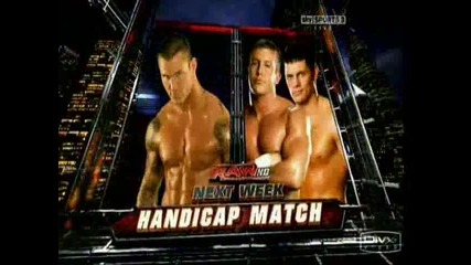 Wwe Next Week on Raw - Randy Orton vs Cody Rhodes & Ted Dibiase 