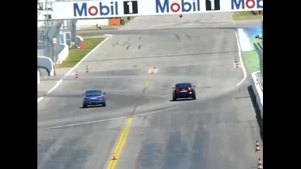 Гонка на Audi Rs4 vs M3