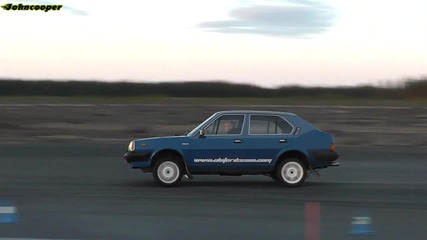 Volvo 345 drifting