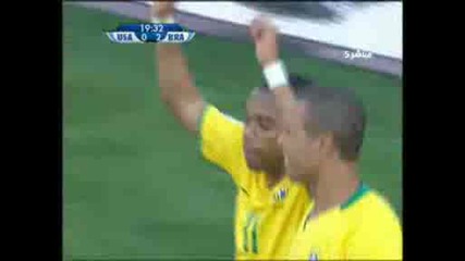 Бразилия - Сащ 3:0 Гол На Робиньо