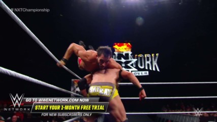 Johnny Gargano goes for the pin against Adam Cole in a 2-out-of-3 Falls Match: NXT TakeOver: New York (WWE Network Exclu