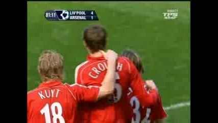 Crouch 4 - 1 - Liverpool V Arsenal