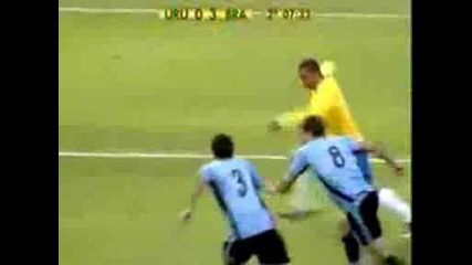 Uruguay Vs Brazil 0 - 4