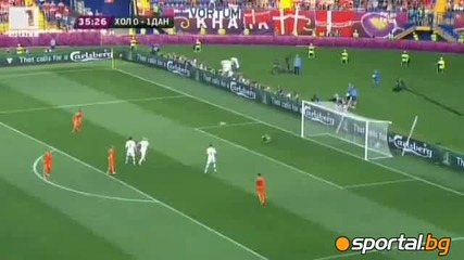 Червеният динамит взриви Холандия (дания - Холандия 1-0)