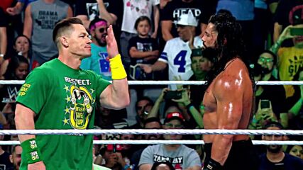 John Cena returns to confront Roman Reigns this Friday