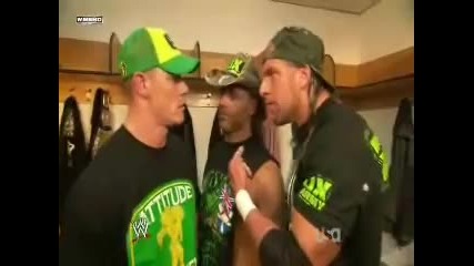 Dx Hornswoggle John Cena backstage 