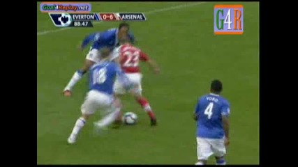 Everton - Arsenal 0 - 6 (1 - 6,  15 8 2009)