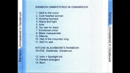 Rainbow - Wolf To The Moon (unmastered Version)