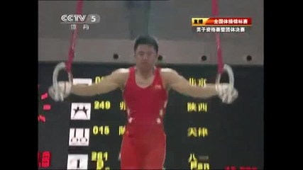 Chen Yibing ring chinese gymnastic national 2011 qualification