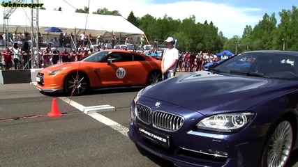 Bmw Alpina B6 vs Nissan Gtr Dt1200 R