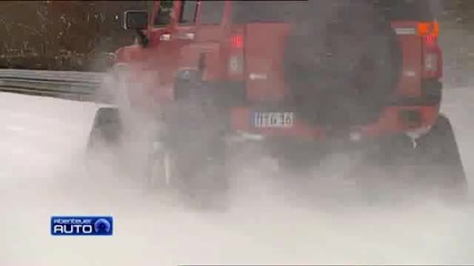 Hummer H3 auf Ketten
