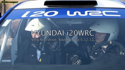 Първи тест на 2014 Hyundai i20 Wrc
